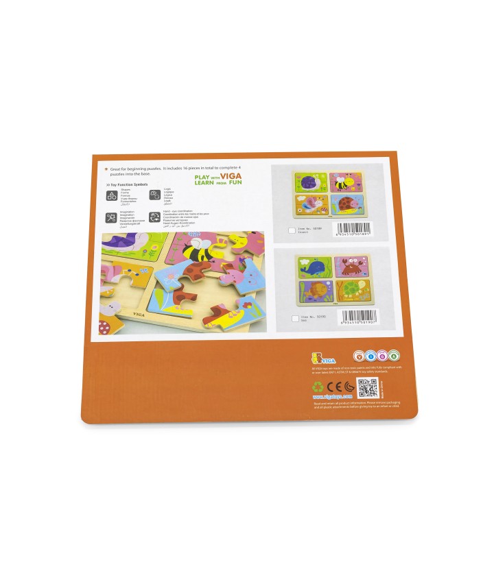 4 in 1 Puzzles - Insecct