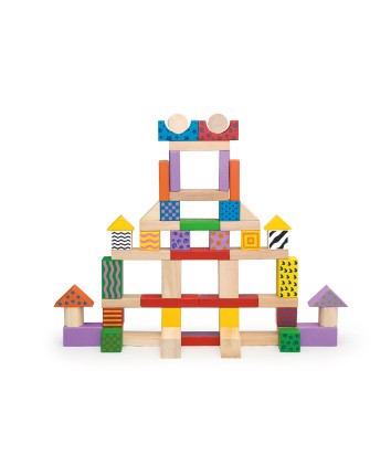 Wooden Blocks - 100pcs