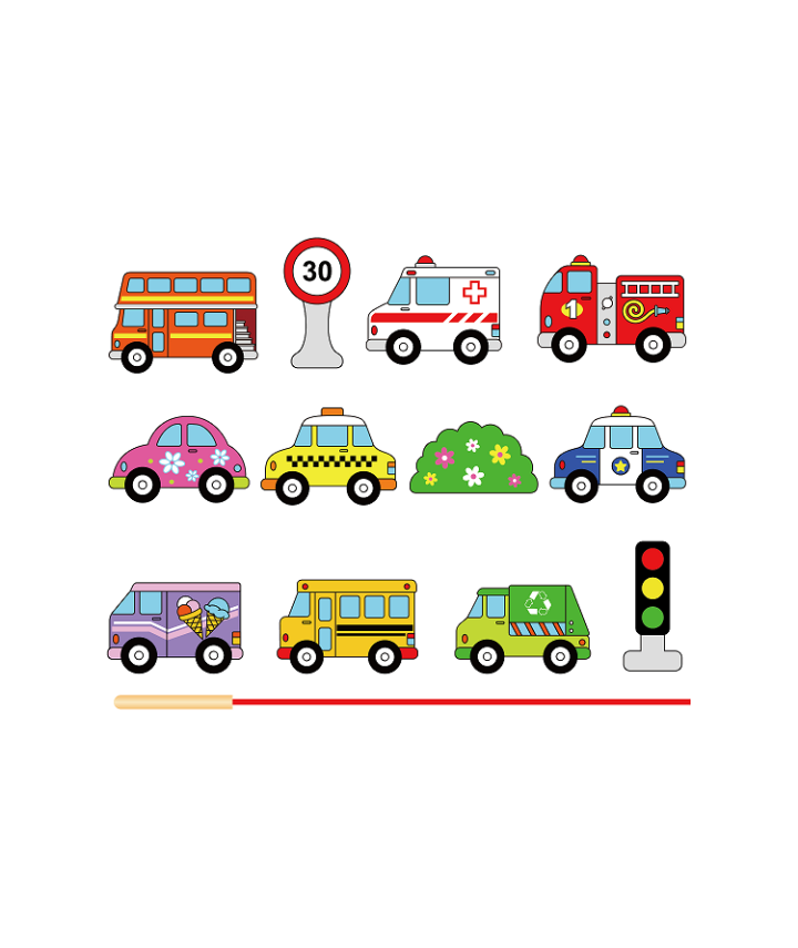 Lacing Blocks - Transportation 